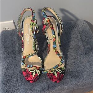 Jessica Simpson Jeweled “Jacyn” Sandal